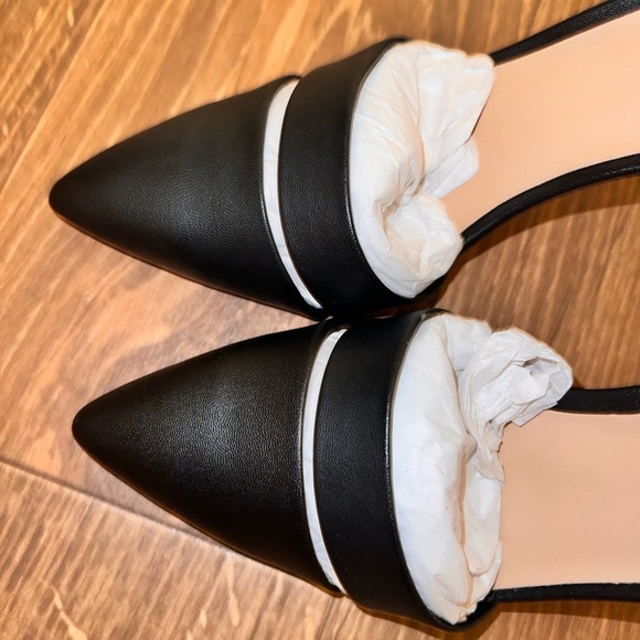 NWT Just Fab Black, Ankle Strap, Pointy Toe Heels. Size 8.5. - Picture 14 of 14